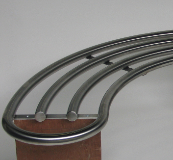 Stainless steel bench