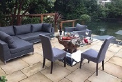 Steel and wood table, private client